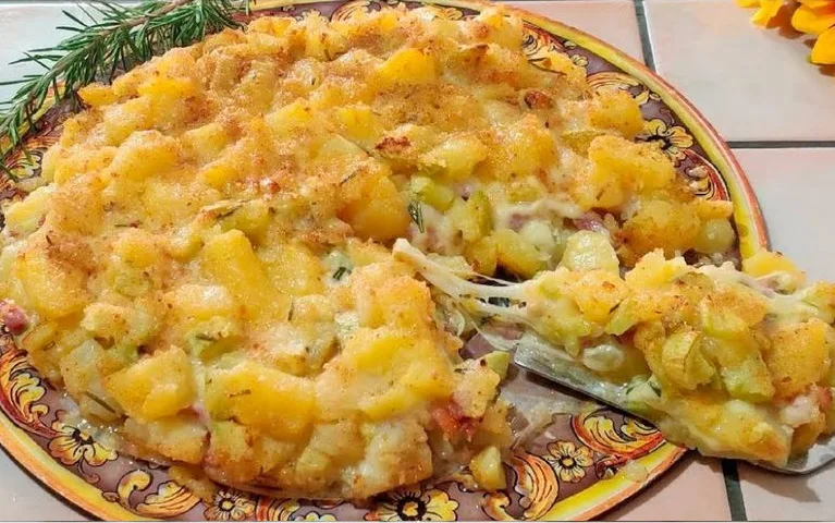 Gâteau émietté salé