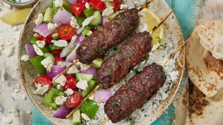 Brochettes de kebab (Kofta)
