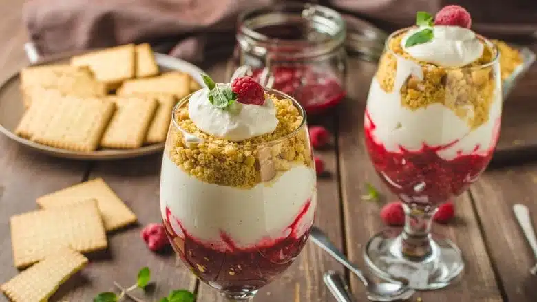 Cheesecake renversé en verrine