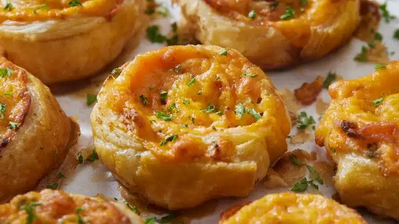 Escargots au jambon et au fromage
