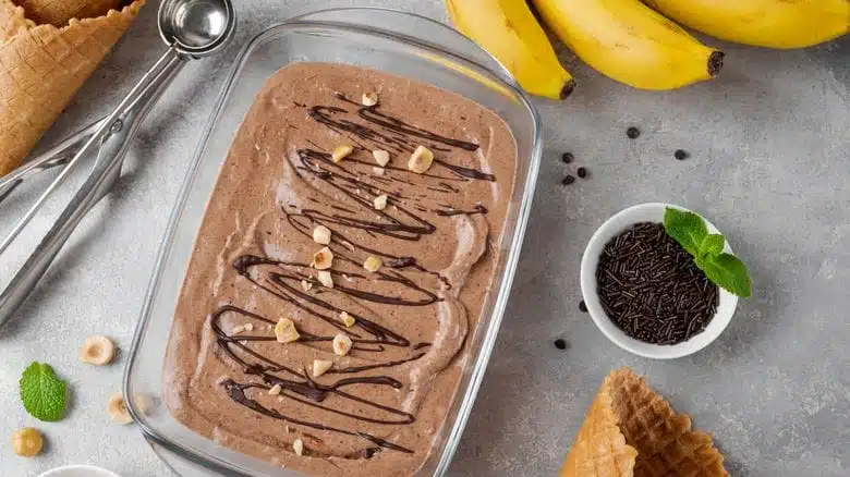 Glace au chocolat (sans sucre, sans lait)