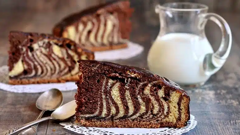 Gâteau zébré