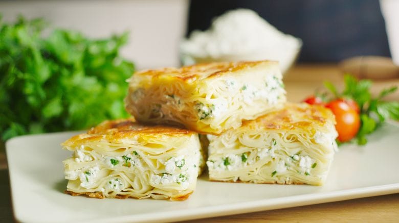 Börek turc aux épinards et à la feta