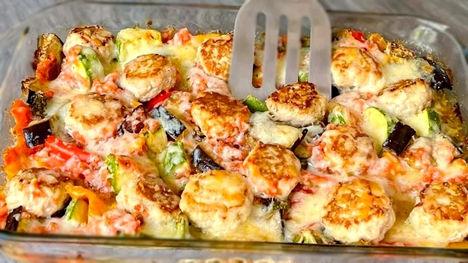 Boulettes de Viande et Légumes au Four
