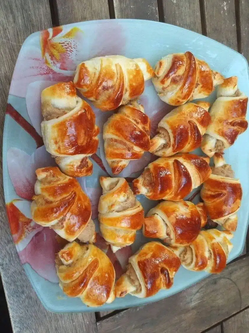Croissants thon fromage frais