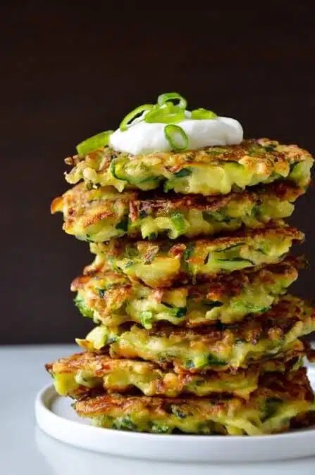 Galettes de courgettes râpées