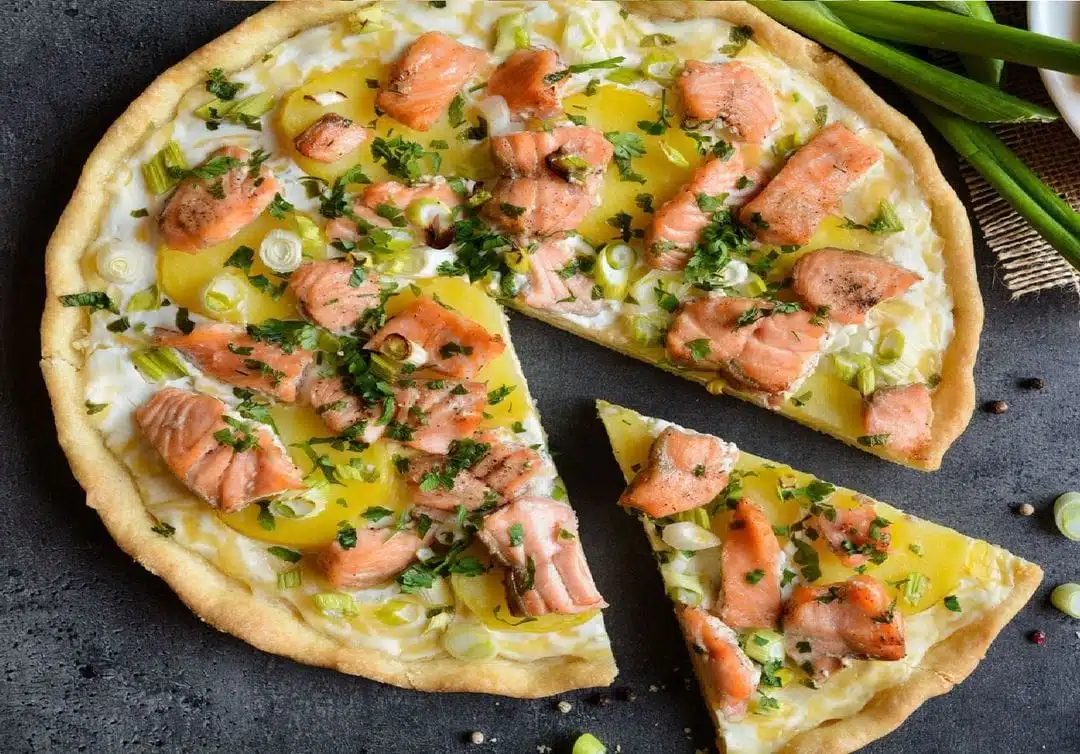 Quiche au Saumon et aux Poireaux