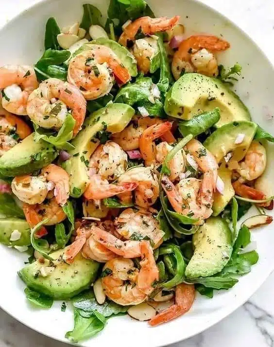 Salade de Crevettes à l'Avocat