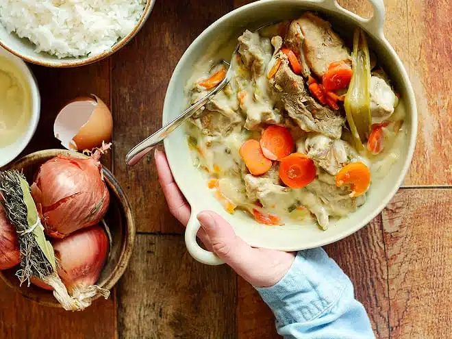 Délicieuse Blanquette de Veau à l'Ancienne
