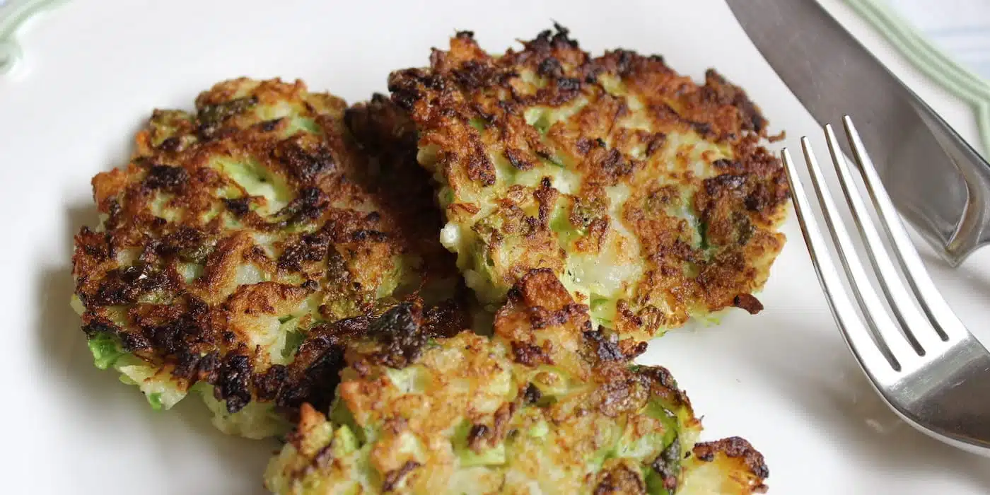 Latkes de Choux de Bruxelles