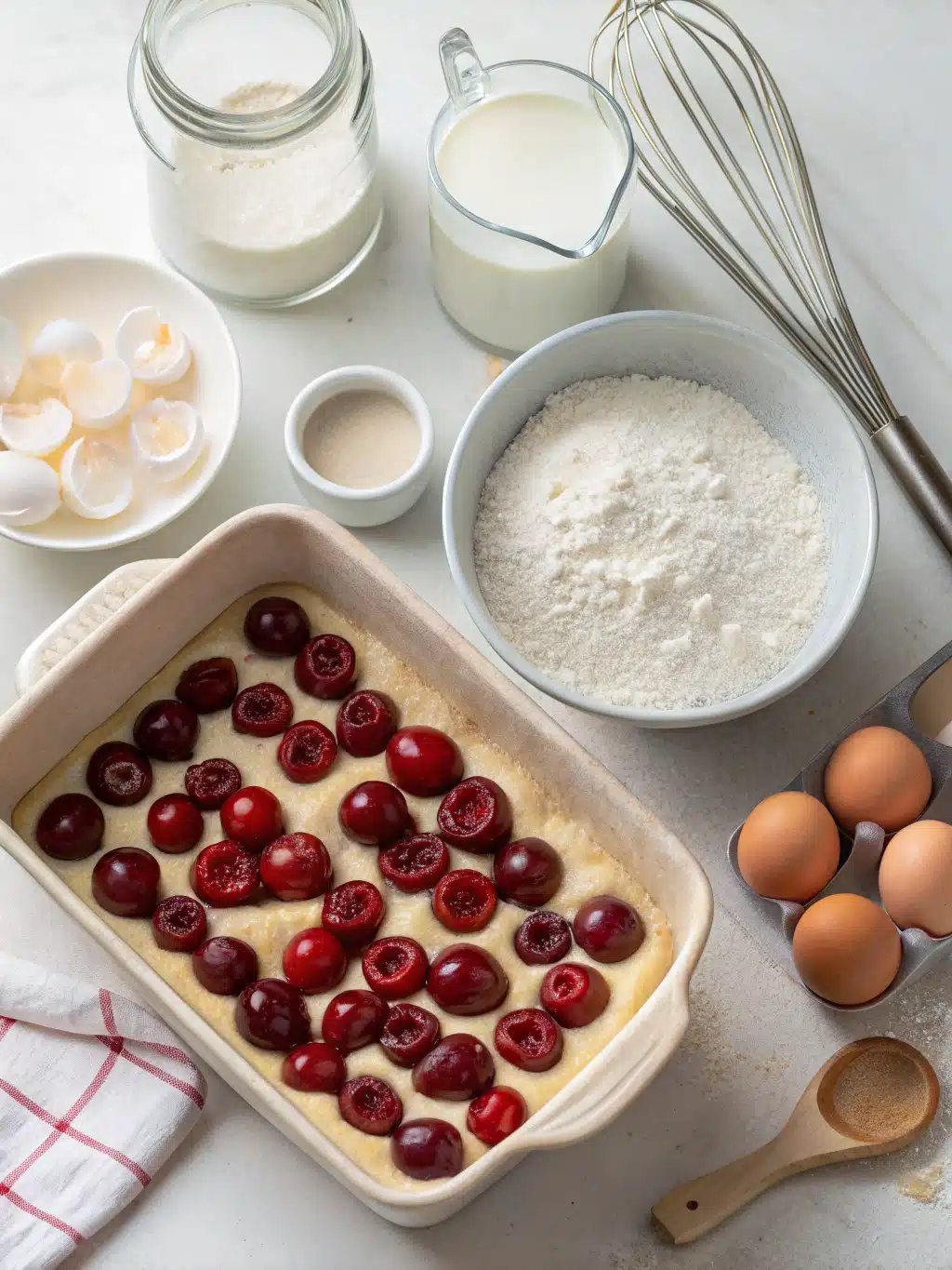 comment-preparer clafoutis cerises noires Recette facile