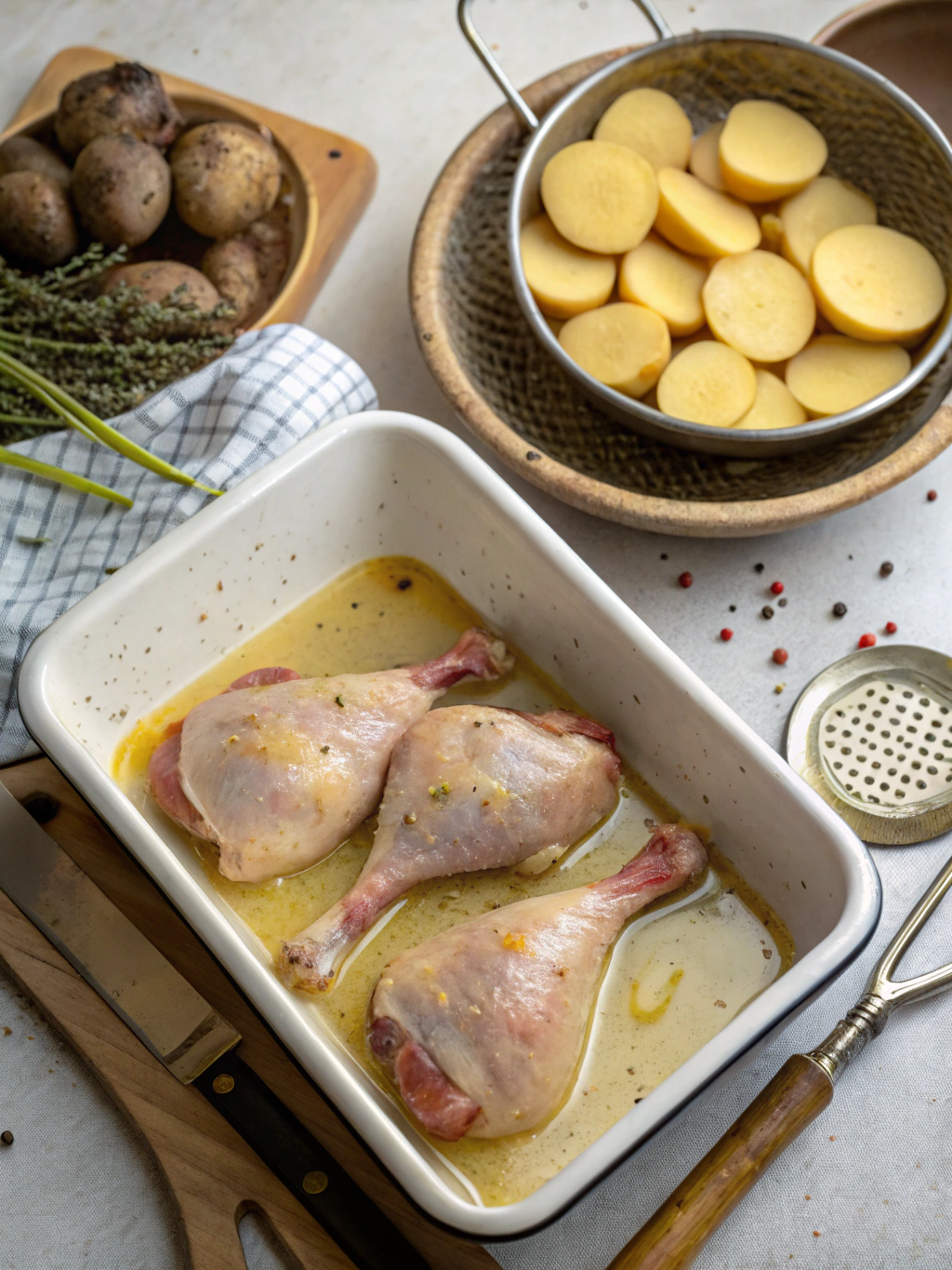 comment-preparer confit canard sarladaises Recette facile