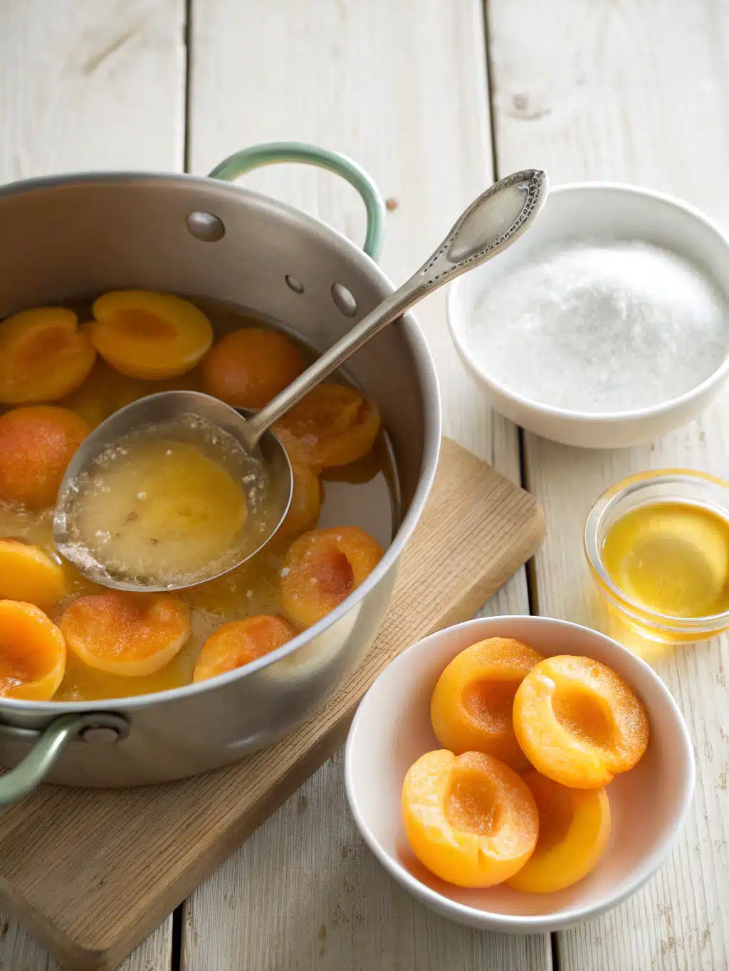 Easy step to make confiture abricot sans sucre Recipe