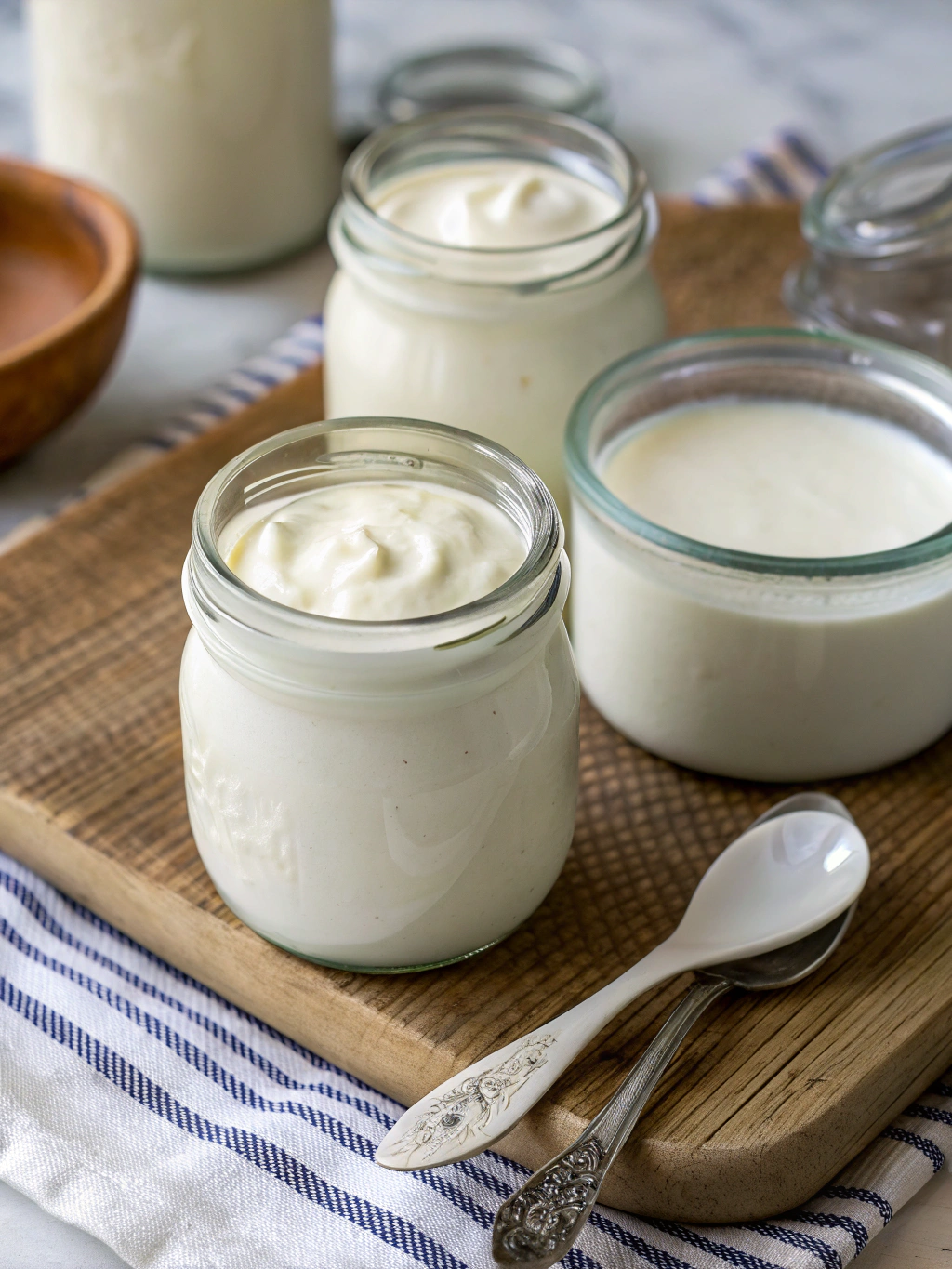 Préparez un yaourt maison simple avec du lait entier et savourez-le bien frais, nature ou accompagné de fruits pour une pause gourmande.