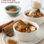 Recette cannelle pour diabétique facile et sans sucre, à base de compote de pommes, moelleuse et parfumée, parfaite tiède au goûter avec une infusion