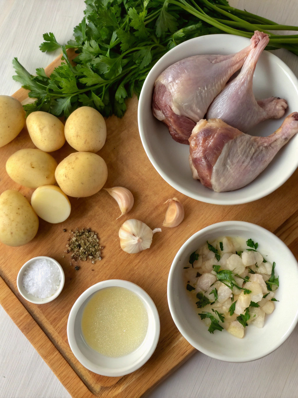 Ingrédients confit canard sarladaises Recette facile