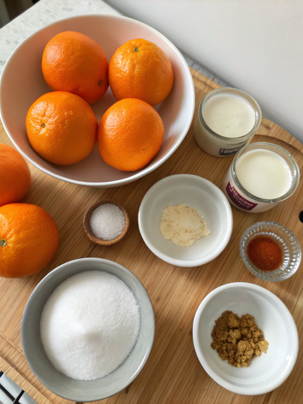 Ingrédients sundae orange Recette facile