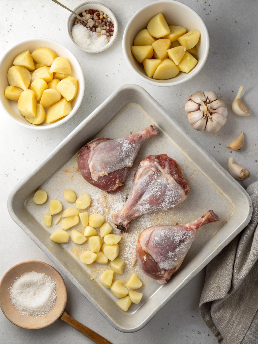comment-preparer confit canard sarladaises Recette facile