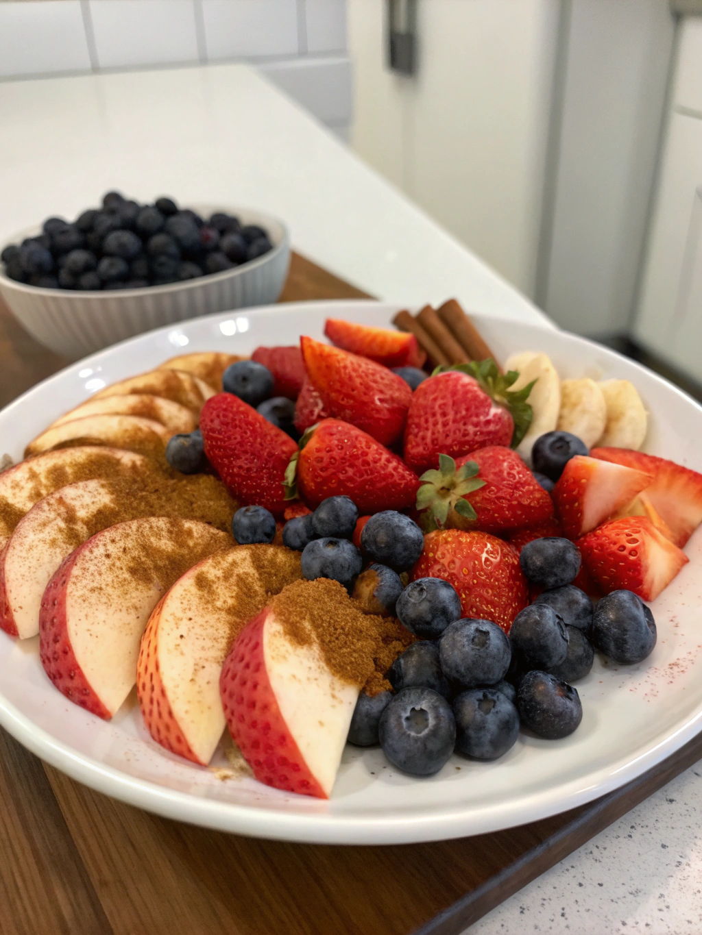 Recette rapide de fruit peu sucré pour diabétique avec fraises fraîches et yaourt nature, servi en verrine pour un dessert léger et gourmand