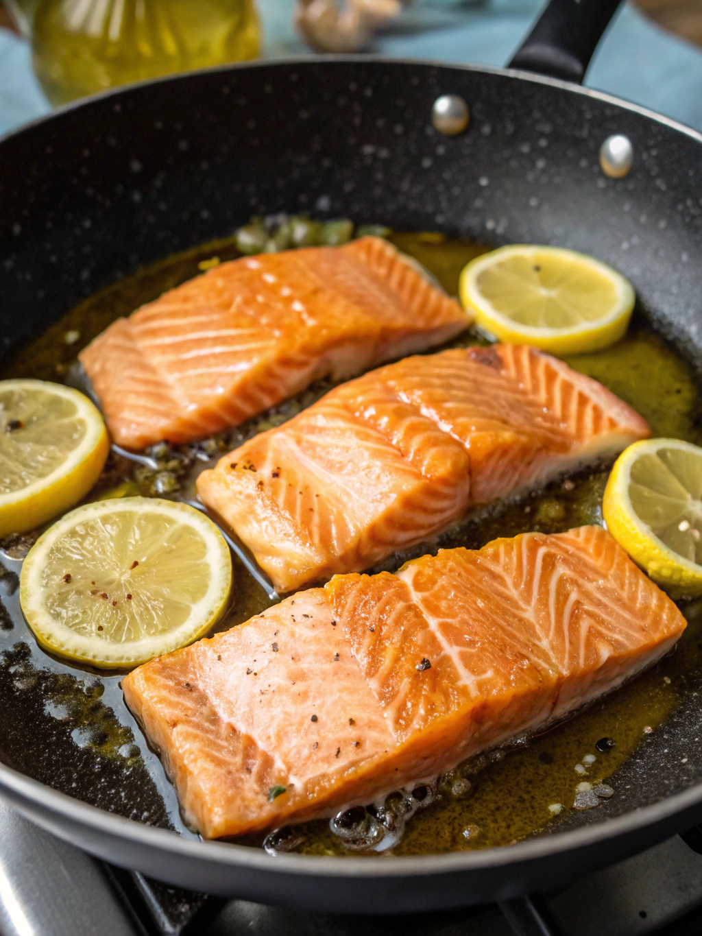 Plat final de saumonette poêlée prêt à déguster