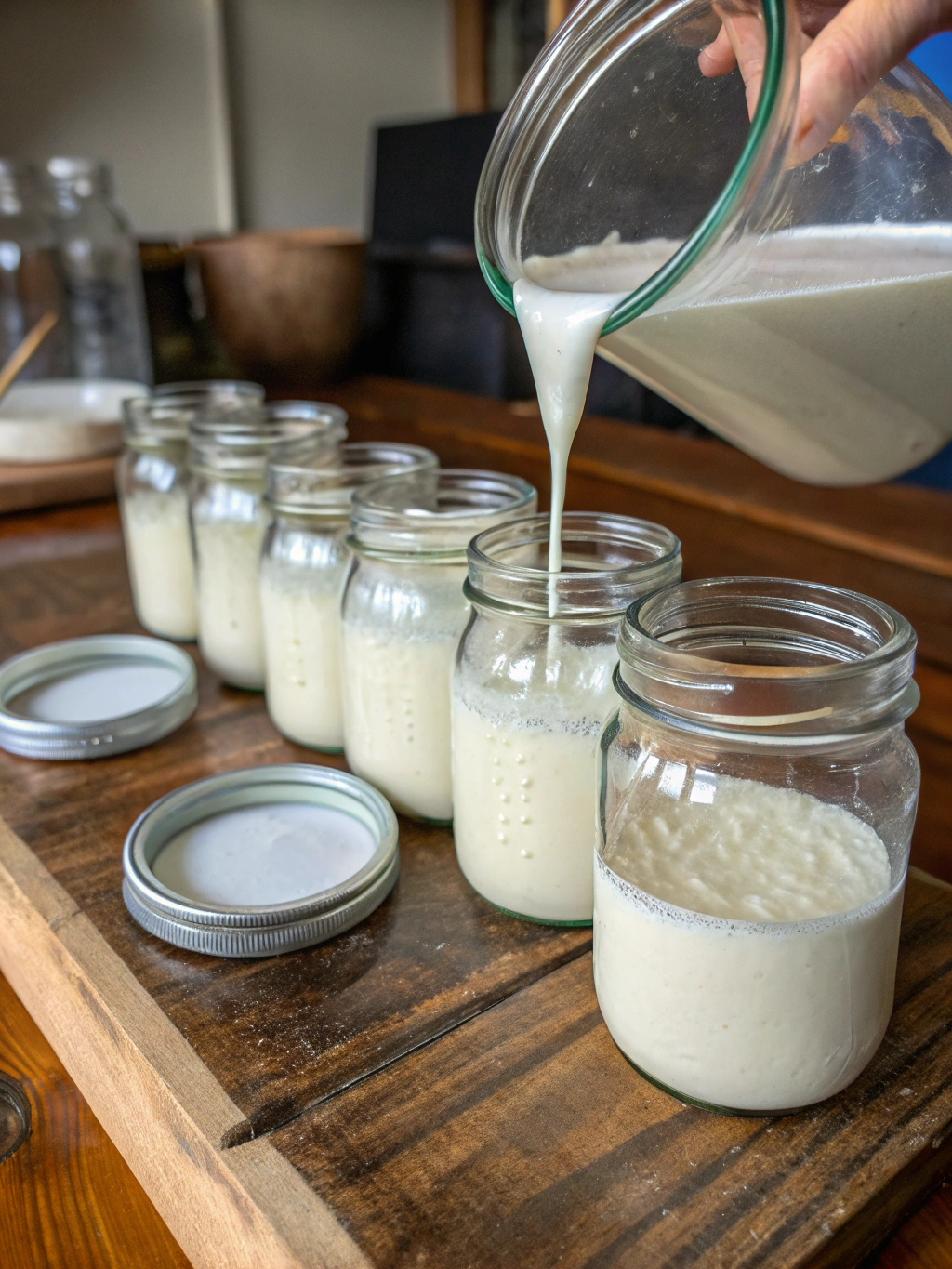 Yaourts maison simples prêts à déguster