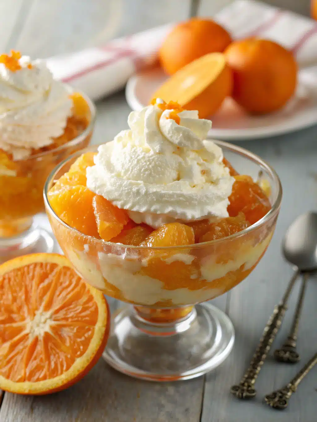 Comment servir sundae orange Recette facile