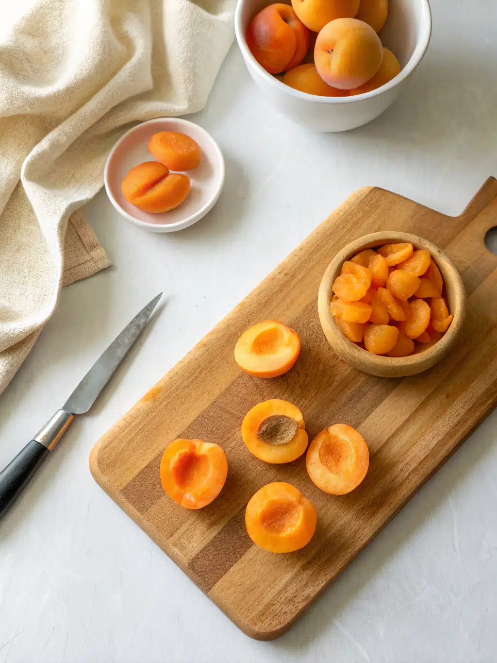 Easy step to make confiture abricot sans sucre Recipe