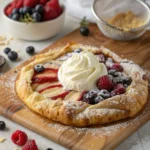 Cette galette crème sûre moelleuse, cuite à la poêle avec beurre et farine, se savoure chaude, garnie de légumes ou de fromage fondant.