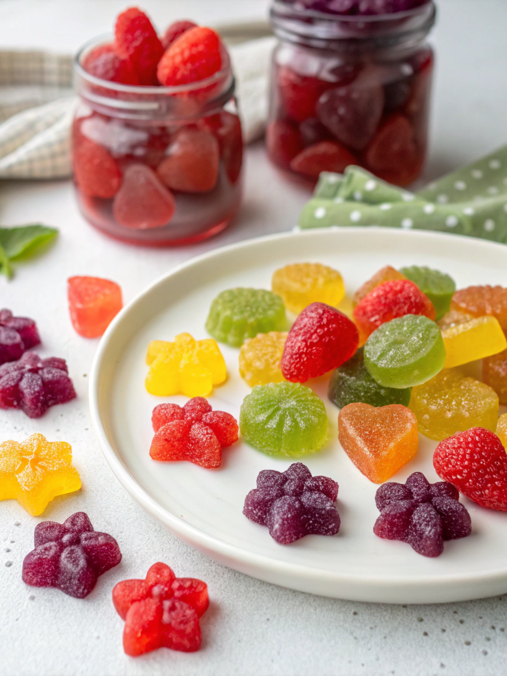 Préparez des gummies maison au jus de fruits, adoucis au miel et pris au frais dans des moules pour un encas naturellement savoureux