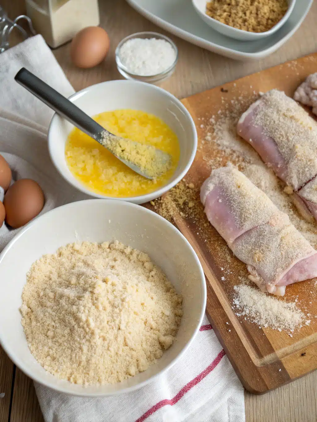 Technique pour un cordon bleu four bien croustillant