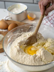 Cette galette crème sûre moelleuse, cuite à la poêle avec beurre et farine, se savoure chaude, garnie de légumes ou de fromage fondant.