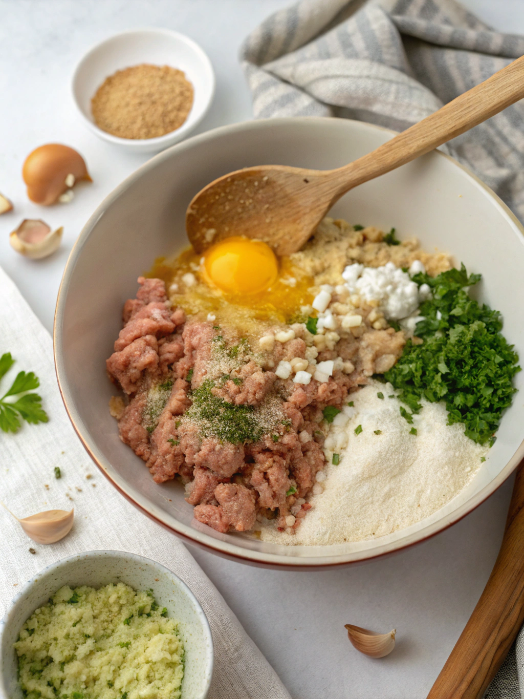 Boulettes de poulet dorées à la poêle pour la recette sauce