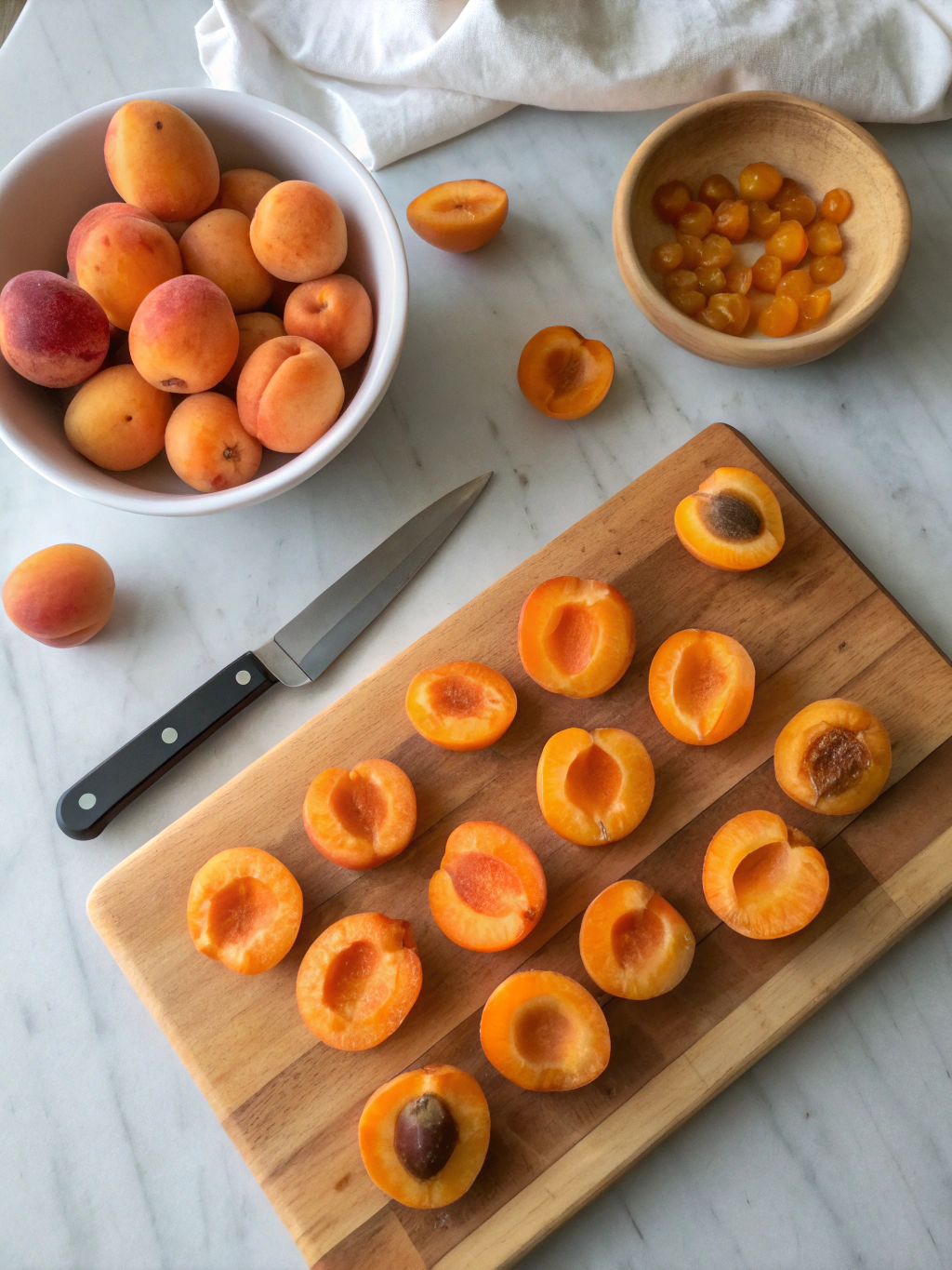 Étapes de préparation d'une confiture abricot sans sucre