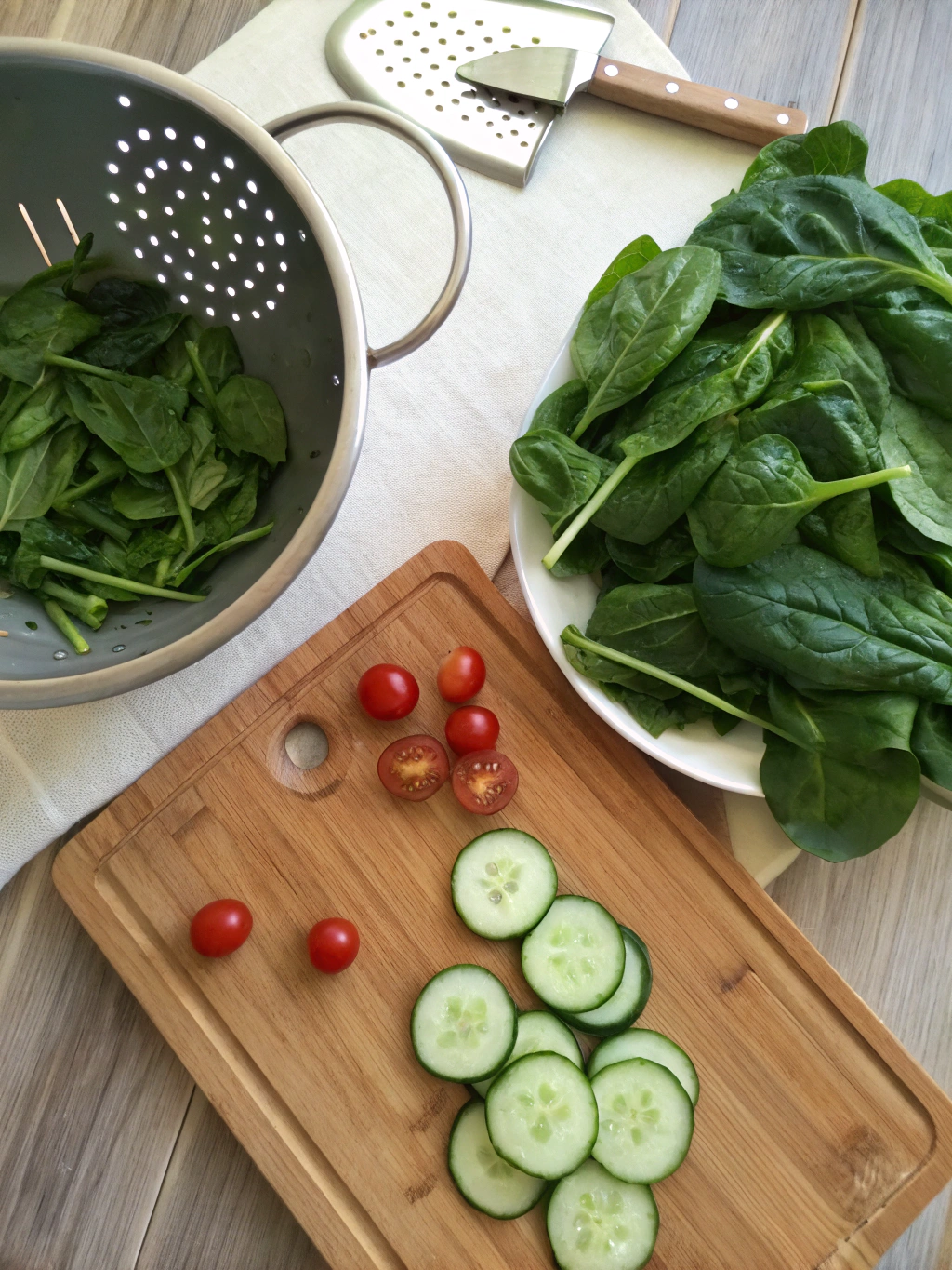 Étapes de préparation de la salade diabétique
