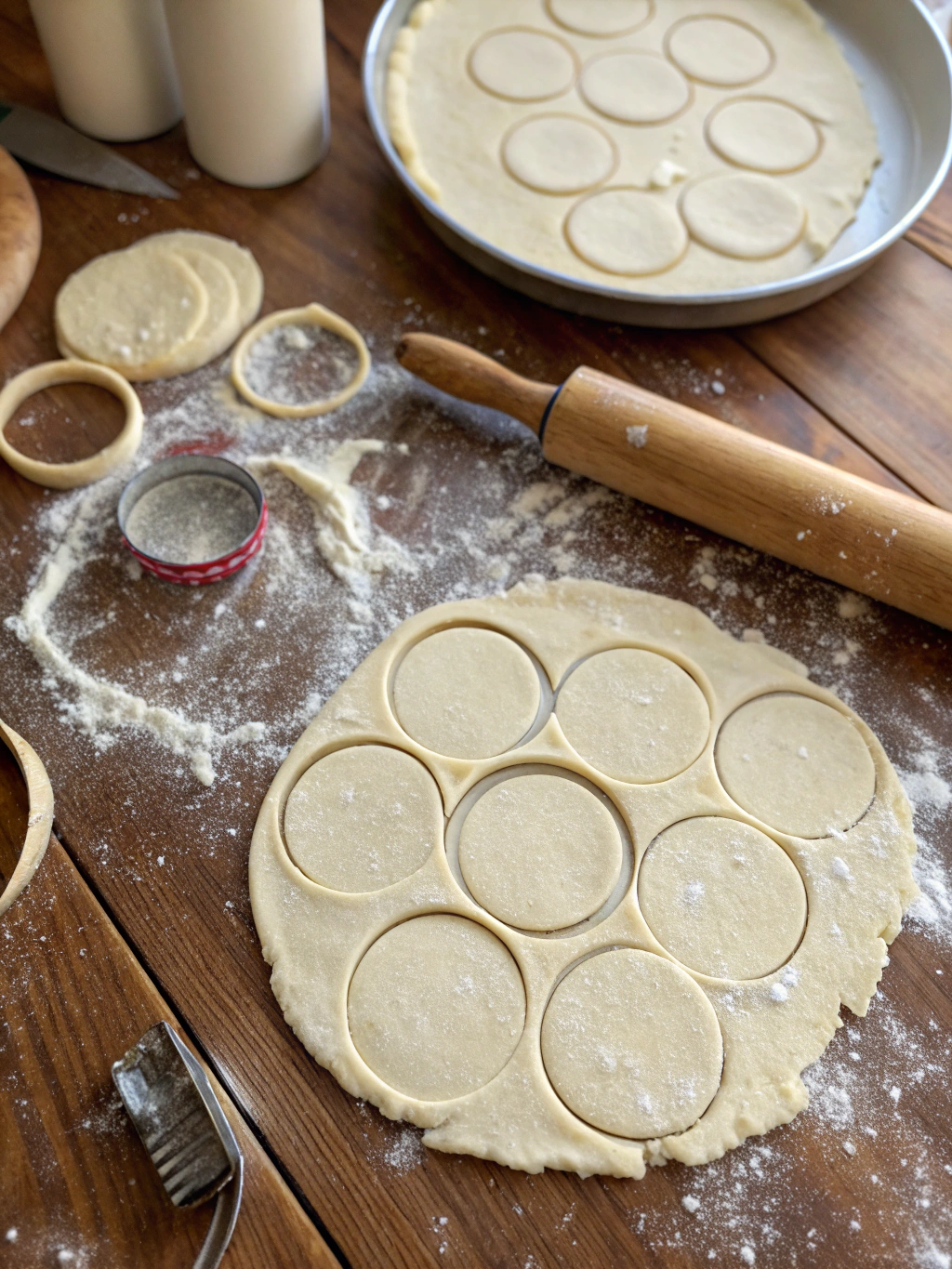 Étapes de préparation des vols au vent au fromage