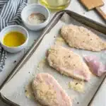 Un cordon bleu four croustillant au poulet et fromage fondant, doré au four et servi bien chaud pour un dîner gourmand et facile à préparer.